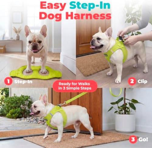 Voyager Step-in Air Dog Vest Harness - Lime Green, XXX-Small - Image 3