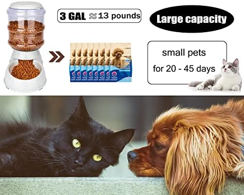 Automatic Dog Feeders for Large Dogs, Large Dog Food Dispenser 3 Gallon, Automatic Dog Feeder Food Dispenser for Large Dogs and Pets that are Left unfed for Long Periods of time Away from Home - Image 2