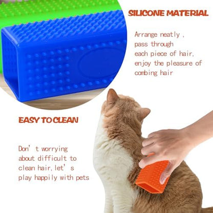2pcs Pet Dog Cat Hair Remover, Pet Hair Removal Tool, Hollow Cleaner Brush for car，Interior, Furniture, Sofa - Image 6