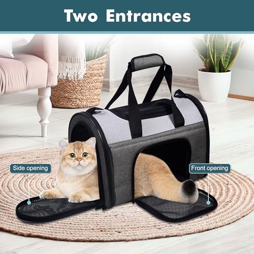 Jespet Airline Approved Soft-Sided Kennel Pet Carrier for Small Dogs Cats - Image 3