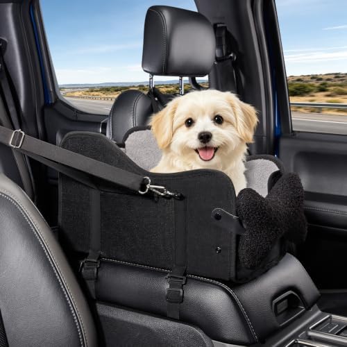 MAXFUT Center Console Dog Car Seat for Small Dogs,for Car/SUV/Small Truck by Unknown