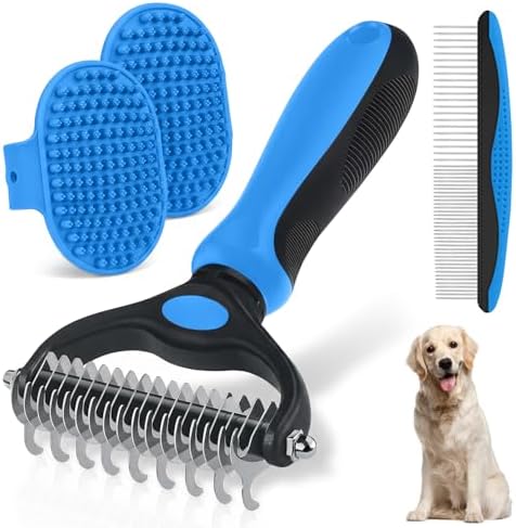 Pet Grooming Rake,Metal Comb, Bathing Grooming Brush for Dogs and Cats by Unknown