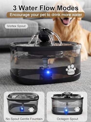 Kastty 9.5L Dog Water Fountain,Large Pet Water Fountain for Dogs Inside - Image 6