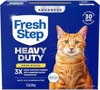 Fresh Step Advanced Heavy Duty Multi Cat Clumping Cat Litter, 17.5 lb. by FreshStep