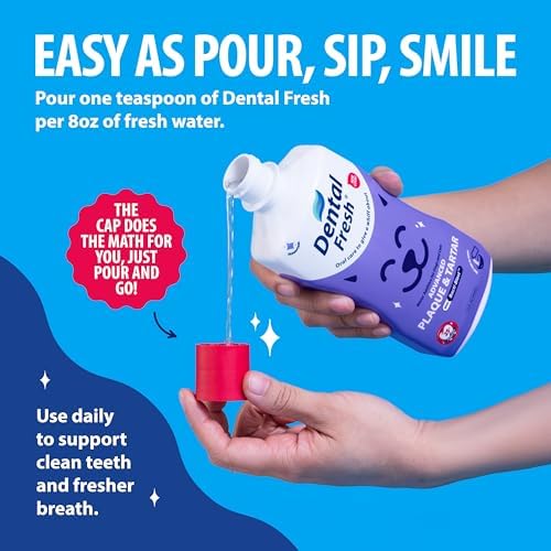 Dental Fresh Advanced Plaque & Tartar Water Additive for Dogs & Cats, 17 oz - Image 3