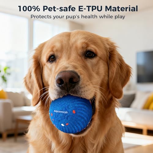 2-Pack Interactive Dog Toys, Smart Automatic Bouncing Vibrating Washable Dog Ball, Durable Pet-Safe E-TPU Material, Type-C Charging, Anti Boredom Dog Toys to Keep Them Busy for Medium & Large Dogs - Image 5