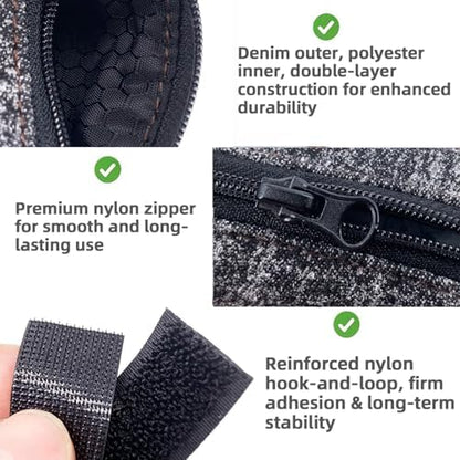 Dog Poop Bag Holder for Leashes doggie bag holder (Dark denim) - Image 5