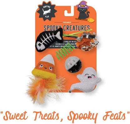 Fringe Studio Pet Toy, Sweet Treats, Spooky FEATS 6 PCS Multipack Cat Toy Set, PetShop Collection (610028) - Image 4