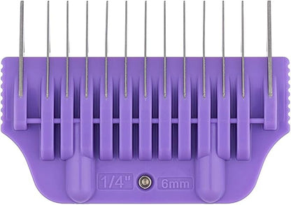 Professional Pet Dog Grooming Wide Attachment Comb | #4 6mm 1/4" | For A5 Type Blade | Easy Snap-On Design