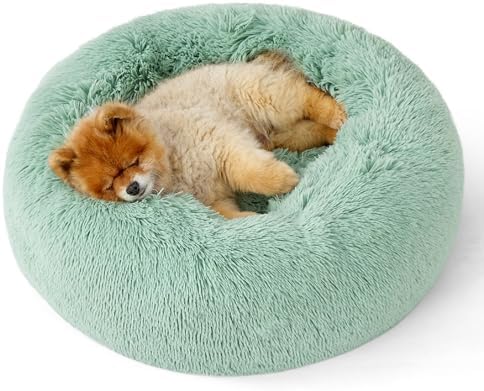 Bedsure Calming Small Dog Bed Donut Washable Cat＆Puppy Bed,23 inches by BEDSURE