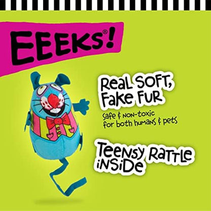 Bamboo Pet CAM650384 Fat Cat Kitty Hoots Eeeks Chic Catnip Toy, Multicolor - Image 4
