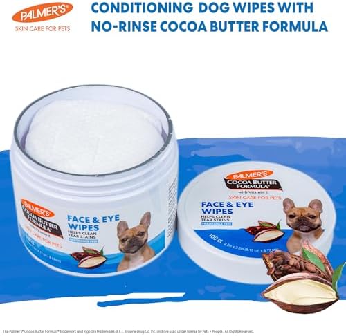 Palmer's for Pets Face and Eye Dog Wipes, Unscented, 100 Count, 6-Pack - Image 3