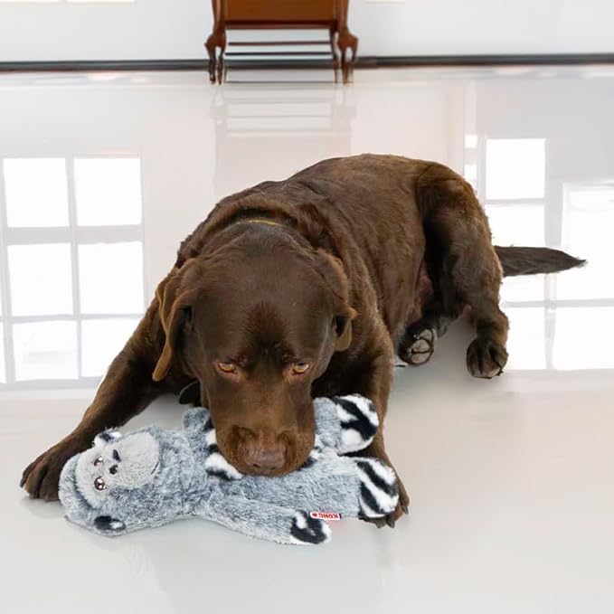 KONG Jungle Jamz Plush Dog Toys – Squeaky, Crinkly, and Rattling Durable Toys for Dogs – Safari Animal Collection (Gorilla)