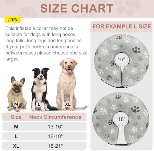 SCENEREAL Dog Cone Alternative After Surgery Donut Collar Soft - Image 2