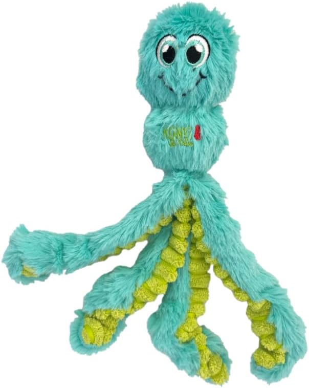 KONG Wubba Octopus Tug and Fetch Squeak Dog Toy Assorted Colors (Small (2 Pack))