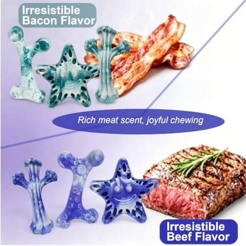 YINEYA Dog Toys for Aggressive Chewers, 3-Pack Tough Dog Chew Toys - Image 4