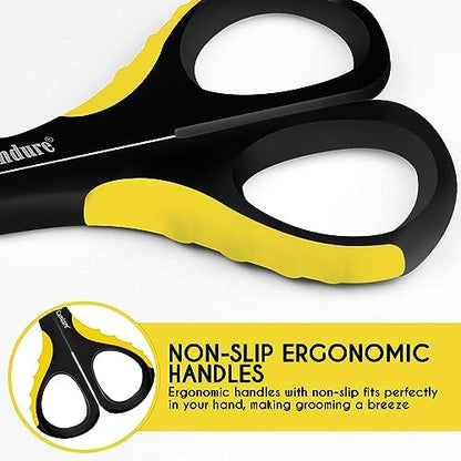 Candure Cat Nail Clipper Stainless Steel Cat Claw Trimmers for Rabbits, Guinea Pigs, Birds, Puppies, Kittens and Small Animals Pet Nail Clipper for Professional and Home Use (Yellow) - Image 3