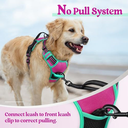 rabbitgoo Dog Harness, No Pull Medium Sized with 2 Leash Clips, Pet Vest - Image 5