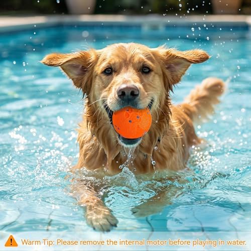 ALL FOR PAWS Interactive Dog Toy, Smart Dog Ball for Medium and Large Dogs, Automatic Moving, Bouncing and Rotating Ball Toy, ETPU Material, Motion-Activated and USB Rechargeable - Image 7