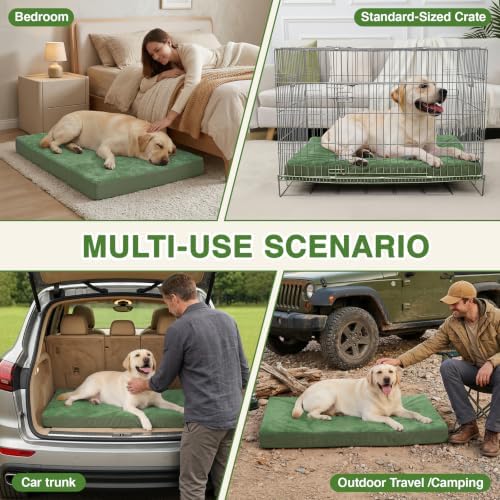 Waterproof Extra Large Dog Bed Washable Outdoor Orthopedic XL Crate Pad 42" - Image 4