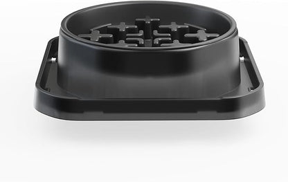 Slow Feeder Dog Bowls for Small Breed, Anti-Slip Puzzle Feeder Bowl to Slow Down Eating for Dogs, 1 Cup Maze Pet Food Feeding Bowl, Bloat Stop Preventing Puppy Dish - Starry Gray
