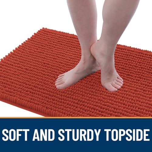 OLANLY Dog Door Mat for Muddy Paws 44x24, Extra Absorbent Chenille Mud Mat - Image 3