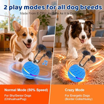 Smart Interactive Dog Toys Ball for Aggressive Chewers Medium Large,E-TPU - Image 6