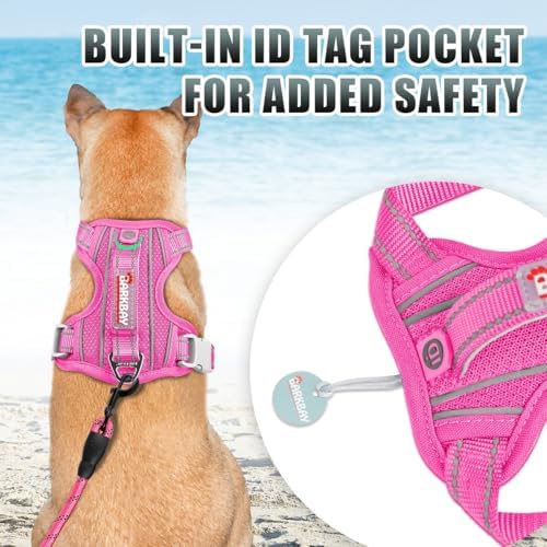 BARKBAY Dog Harness for Small Sized Dog No Pull Dog Vest ID Tag Pocket - Image 2