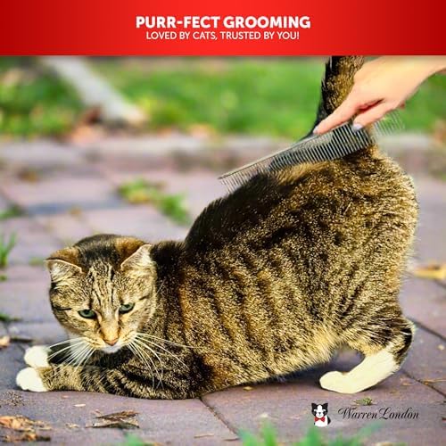 Warren London Cat DeMatter Pro Max 9-Inch Copper Grooming Comb - Image 6