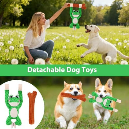 Squeaky Dog Toys, Tug of War Dog Toy for Dogs, Plush Puppy Toys, Interactive Dog Toys for Small, Middle, and Big Dogs - Image 3