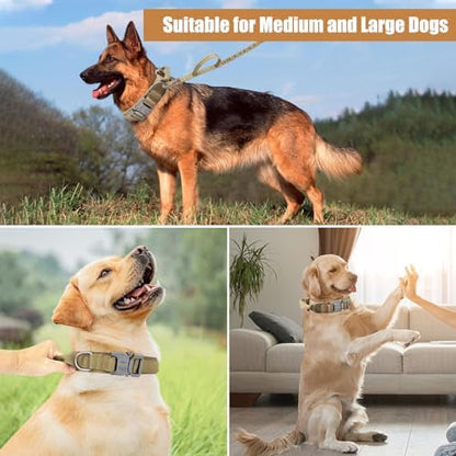 Tactical Dog Collar Leash Set,Dog Collar with Controll Handle for Large Dog - Image 5