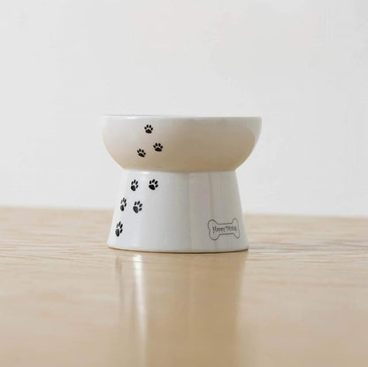 Necoichi Raised Dog Food Bowl, Elevated, for dogs and cats, pets feeding feeder Non-slip for small dogs Dishwasher and Microwave Safe, No.1 Seller in Japan! (Dog, Food Bowl)