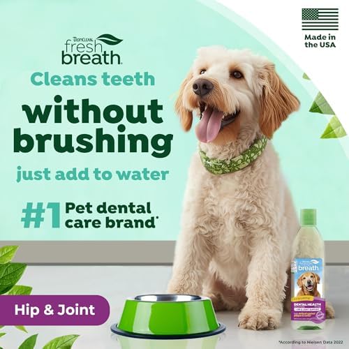 TropiClean Fresh Breath Water Additive for Hip & Joint Support, 16oz - Image 2