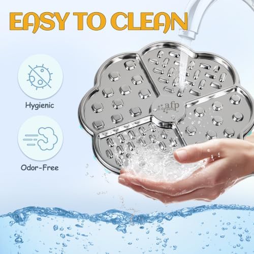 AFP Stainless Steel Lick Mat for Dogs & Cats, Large Dog Licking Pad with Suction Cups, Chew-Proof & Non-Slip Slow Feeder with 4 Textured Zones for Pet Anxiety Relief (1Pack) - Image 7