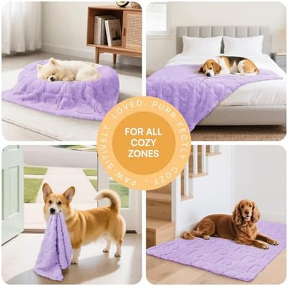 Luciphia Soft Small Dog Blanket 300GSM Fleece Throw Puppy Cat,57"x40" - Image 3