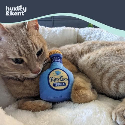 Huxley & Kent Plush Crinkle Catnip Cat Toy, Kitty Loco Tequila - Image 3
