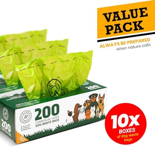 ALAGPRO® 2,000 Commercial Grade Dog Waste Station Refill Roll Bags - Fits Any Pet Waste Station - 45% Thicker than Competitor Bags - 10 Rolls of 200 Bags for Backyard, Parks & HOA's - Image 2