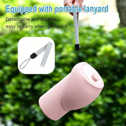 Dog Water Bottle Portable, Large Wide-Mouth Drinking Bowl (Pink) - Image 5