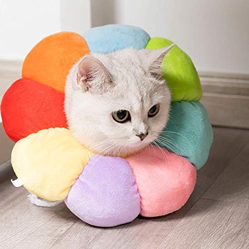 Cat Small Dog Recovery Collar, Cute Neck Cone After Surgery, Adjustable Pet E Collar, Wound Healing Protective Cone Surgery Recovery Elizabethan Collars for Small Pet (XS(Within 3lb)) - Image 4