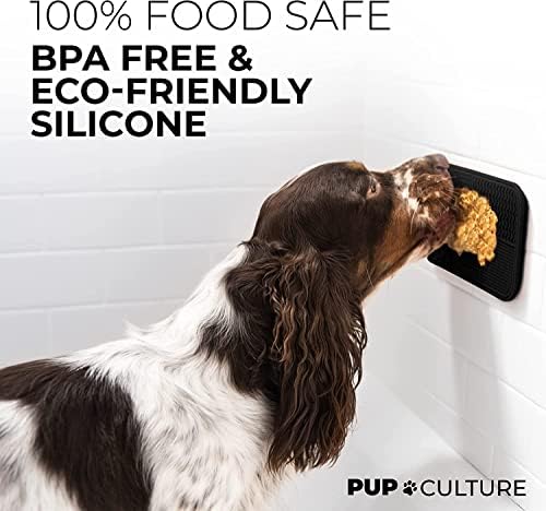 Pup Culture Dog Lick Mat for Dogs (2 Pack), Feeding Pad for Anxious Pets Plus 4 Different Puzzles for Mental Stimulation for Dogs - Supports Mental, Dental, and Digestive Health - Heavy Duty - Image 3