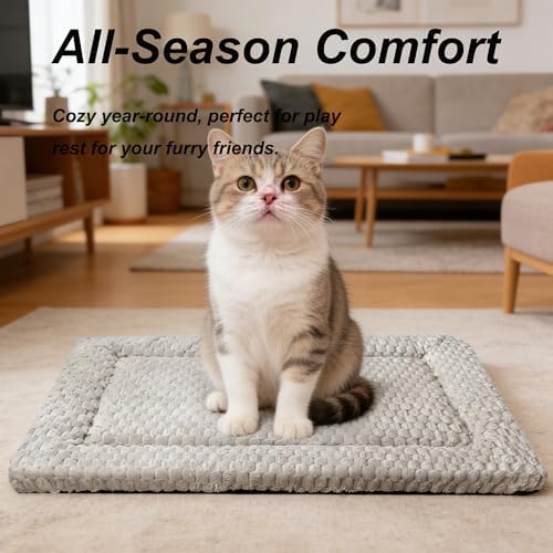 Cat Bed Mat - Durable & Cute Crate Beds for Extra Small Dogs & Cats, Comfortable Kennel Pad for Home, Crate & Travel - Image 5