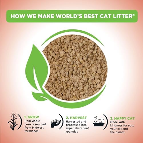 World's Best Cat Litter Multiple Cat, Unscented, Odor Control, 32 lb Bag - Image 3
