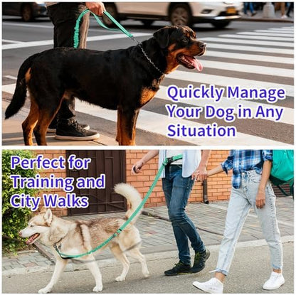 Hands Free Dog Leash by Kazazoo, Adjustable 6-9FT Heavy Duty Bungee Waist Leash, Reflective Stitches & Quick Off Bucklefor Walking, Jogging,Medium to Large Dogs Up to 150 lbs L Size - Image 7