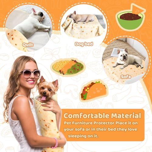 31.5" Tortilla Shape Blanket Cat Grooming Wrap for Cutting Nails - Image 4