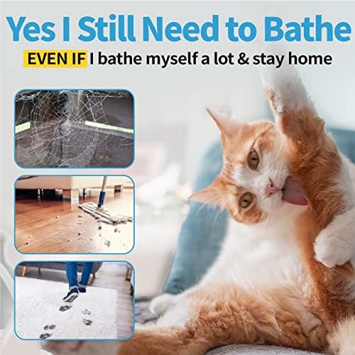 Mooncat Long Hair Cat Shampoo & Grooming Brush Set — Waterless, No Rinse - Image 3