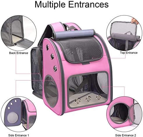 Expandable Cat Backpack Carrier, Portable Cat Backpack Up to 18 lbs - Image 5