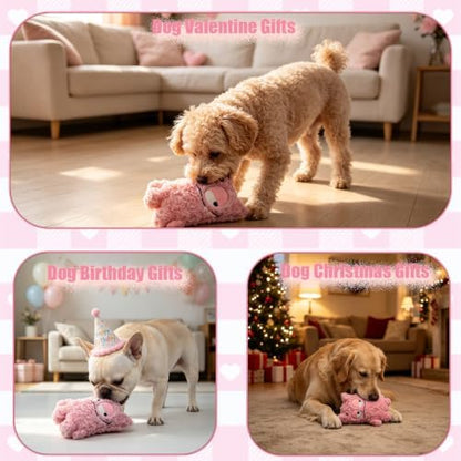 Monster Dog Valentine Toy for Puppy Gifts, Stuffed Dog Plush Toy - Image 4