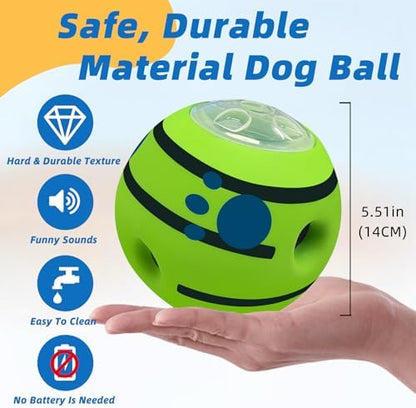 Interactive Puzzle Dog Treat Ball, XL, 5.51 in (14 cm) - Image 4