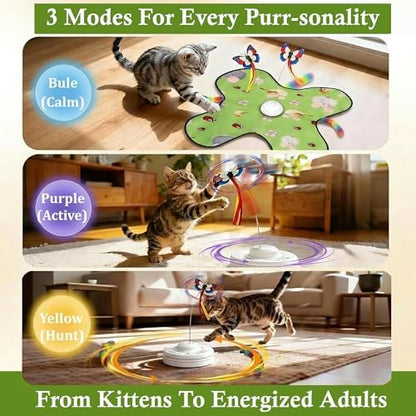 Interactive Cat Toys for Kitten & Adult Cats 3-in-1 Touch Activated - Image 4