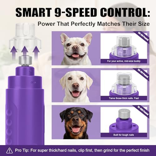 Quiet Dog Nail Grinder, Safe and Low-Stress for Sensitive Dogs and Cats - Image 4